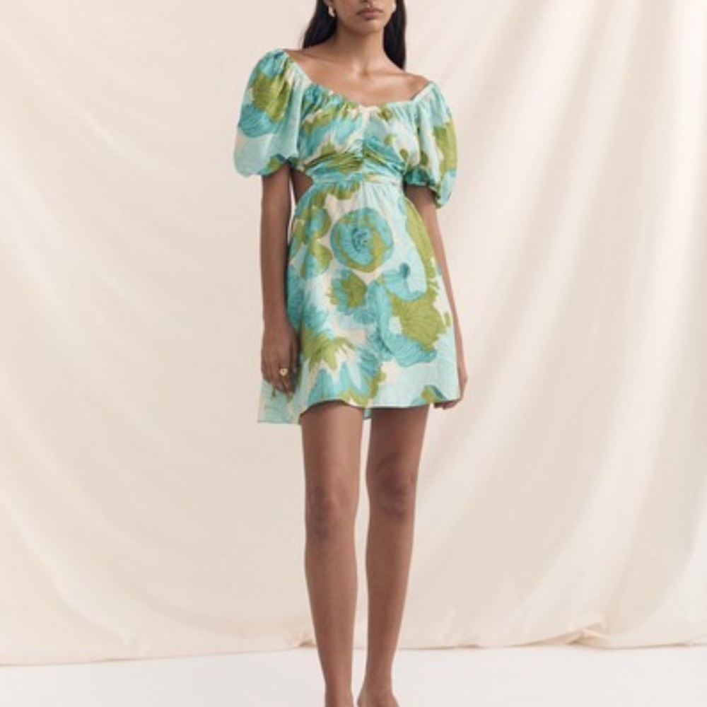 NWT Free People Peony Seychelles Forever Mini Dress
